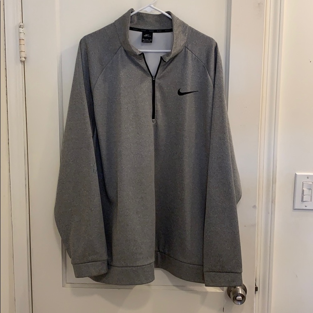 Grey Nike 1/4 Zip